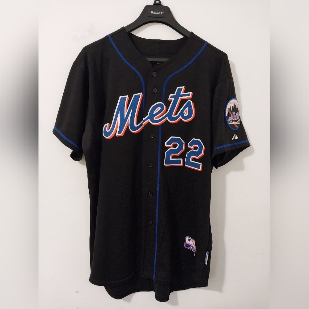 Majestic Authentic Game Issued Alt. Ny Mets Jersey Willie Harris 2011 Season